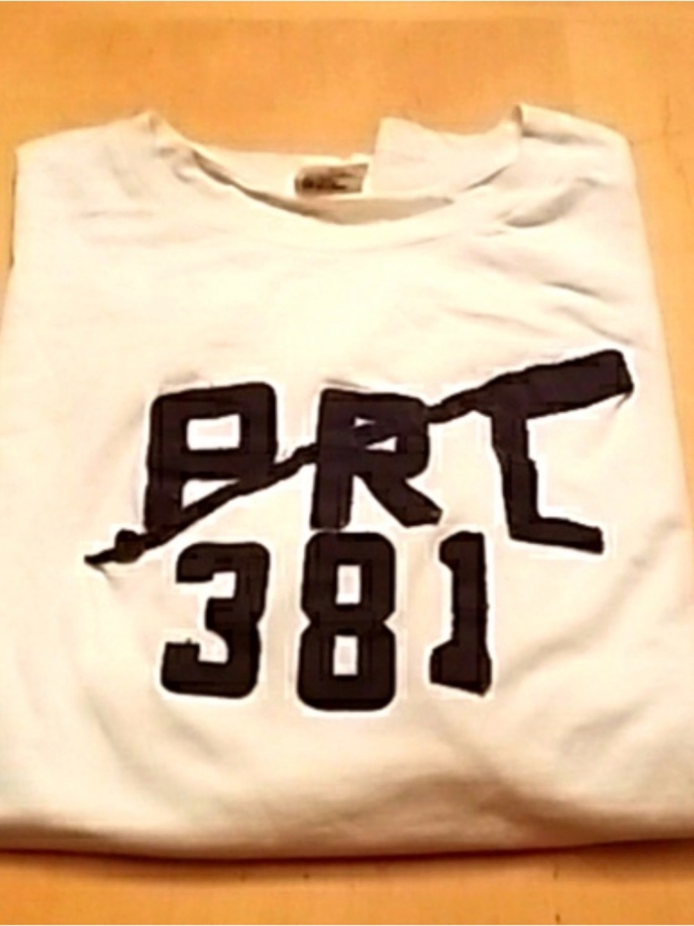 Polo by Ralph Lauren White Short Sleeve Tee with Black Graphic, Vintage